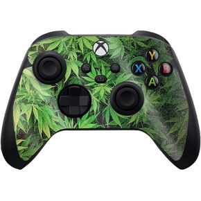 MightySkins Glossy Glitter Skin Compatible with Xbox Series X and S Controller - Weed | Protective, Durable High-Gloss Glitter Finish | Easy to Apply, Remove, and Change Styles | Made in The USA