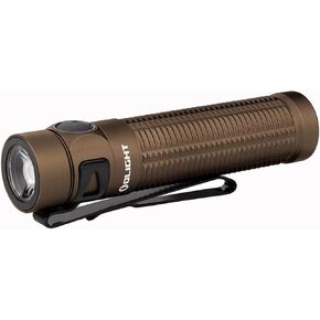 OLIGHT BATON3 Pro 1500 Lumens EDC مصباح يدوي قابل لإعادة الشحن مع MCC3 ، جيب مضغوط مع حامل الشكل L و LED عالي الأداء للتخييم والمشي لمسافات طويلة والطوارئ (Desert Tan Cool White) in Kuwait