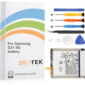 OEM Battery Replacement for Samsung Galaxy S21 5G EB-BG991ABY,[2025 New Upgraded] for Samsung SM-G991U All Models Standard Capacity Battery Include Complete Repair Tools kit