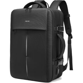 Airback Vacuum Seal Compression Backpack Travle Backpack 60L Expandable Vacpack with USB Charging Port, Water-Resistant (Electric Air Pump Included)