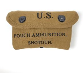 WW2 US Army Shotgun Shell Pouch Canvas Ammo Pouch