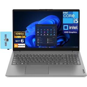 Lenovo V15 G3 Business Laptop 15.6" FHD Display (10-Core Intel i5-1235U, 40GB RAM, 2TB PCIe SSD, Intel UHD, WiFi 6, Bluetooth 5.1, RJ-45, Webcam, Win 11 Pro) with Dockztorm Hub