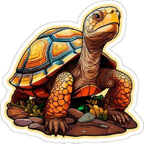 Turtle Sticker, Decal Vinyl Small Waterproof for Bottle Mug Passport Scrapbook Laptop Tumbler Skateboard Phone - ID44990