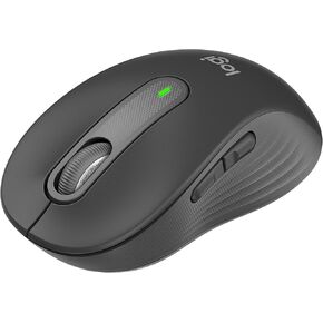 Logitech Signature M650 Wireless Mouse - for Small to Medium Sized Hands, 2-Year Battery, Silent Clicks, Customizable Side Buttons, Bluetooth, Multi-Device Compatibility (Graphite) (Renewed)