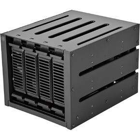 Silverstone Techology FS304-V Three (3) 5.25" Bay to Four (4) 3.5" SAS 12G / SATA 6G Trayless Hot-swap Cage, SST-FS304B-V