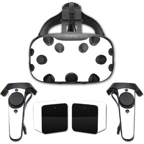 MightySkins Skin Compatible with HTC Vive Full Coverage - Solid White | Protective, Durable, and Unique Vinyl Decal wrap Cover | Easy to Apply, Remove, and Change Styles | Made in The USA