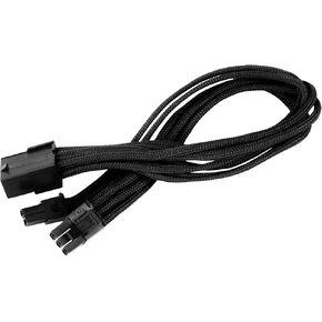 SilverStone Technology PP07-PCIB Sleeved Extension Power Supply Cable with 1 x 8-Pin to PCI-E 8-Pin Connector, SST-PP07-PCIB