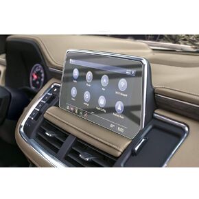MBSIX Tempered Glass Screen Protector Compatible with 2021-2023 Tahoe Suburban Infotainment 3 Plus System 10.2 Inch Touch Screen,HD Clear,Scratch-Resistant,Protecting Chevrolet 10.2 Inch Screen