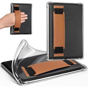 Cobak & Hand Strap Case Case لـ Kindle Paperwhite 12th Gen 2024 (7 ") و kindle Colorsoft Signature Edition (7")-غطاء خلفي خفيف الوزن ومقاوم للخدش in Kuwait
