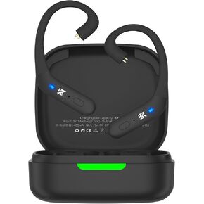 KZ AZ20 IEM True Wireless Adapter for in-Ear Monitor Headphones, Built-in Qualcomm 5171 Top Chip Bluetooth 5.3 Ear-Hook, 0.78mm 2PIN Connector, 54H Long Battery Life with Mic