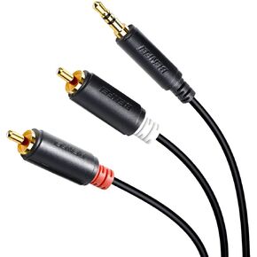 BENFEI RCA to Audio Cable, 3.5mm to 2-Male RCA Stereo Cable - 6 Feet