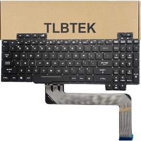 TLBTEK Backlight Keyboard Replacement Compatible with Asus ROG Strix GL503 GL503GE GL503V GL503VD GL503VM GL503VS GL703GE GL703V GL703VD GL703VM Series Laptop