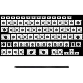 Replacement AP11 US Keyboard Keycaps Keys Scissor Clips Hinge for MacBook Pro 13" 15" A1425 A1502 A1398 2012-2015 Year, for MacBook Air 13" A1369 A1466 2011-2015 Year