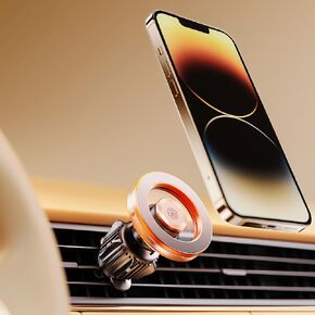 for Magsafe Car Mount for iPhone, Aluminum Alloy Vent Mount,Built-in Air Freshener,Magnetic Phone Holder for Car,Cell Phone Car Mount,Strong Magnet,for iPhone 12,13,14,15,16 pro max and Android