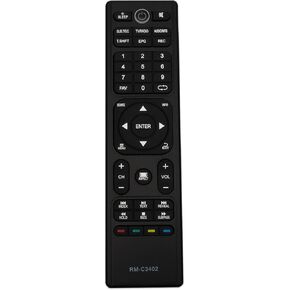 RM-C3402 Remote Replacement for JVC TV LT-32N370A LT-32N386A LT-39N370AN LT-40N570A LT-50N590A LT-50N790A LT-55N685A LT-58N790A LT65N785A LT58N790A LT55N685A LT50N790A LT50N590A LT40N570A LT39N370AN