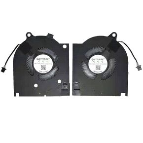 Replacement New Laptop CPU+GPU Cooling Fan for DELL G15 5515 RTX3070 Series EG75071S1-C100-S9A 5K2104UAEE 8.9CFM EG75071S1-C110-S9A 5K2109PMM0 10.4CFM DC12V Fan