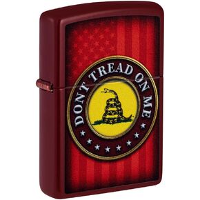 Zippo Don't Tread on Me® Merlot Pocket Lighter