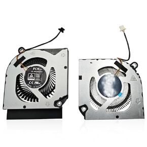 GPU+CPU Cooling Fan Compatible with ACER Predator Helios 300 PH315-54 (Only fits 11th Gen Processor),(CPU Fan-ABS Fan,GPU Fan-5th Gen All-Metal AeroBlade 3D Fan), 5V Fan