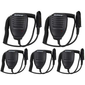 Speaker Microphone for BaoFeng UV-9R Plus BF-A58/9700/R760 GT-3WP Walkie Talkies(5 PCS)