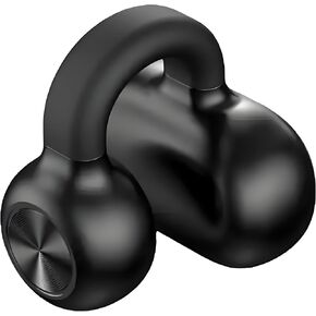 Single Non in Ear Wireless Headphones Lightweight Earclip Headsets Bluetooth 5.3 Painless Wireless Open Ear Clip Waterproof Earring Earphone Air Conduction Earphones Built-in Microphone