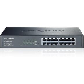 TP-LINK 16-Port Gigabit Easy Smart Switch/Manageable - 16 x RJ-45-10/100/1000Base-T - Desktop, Rack-mountable/TL-(Renewed). in Saudi Arabia