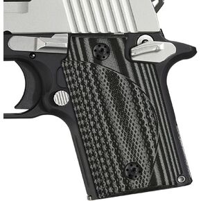Cool Hand G10 Grips Replacement for Sig Sauer P938, Black Gun Grips Screws Included, Classic Diamond Cut/Sunburst Texture, 3/20", 3 Colors for Your Choice