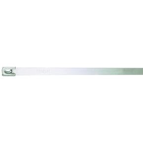 Panduit MLT4H-LP Stainless Steel Cable Tie, Heavy, 4-Inch Bundle, Stainless Steel Type 304 (50-Pack)
