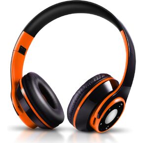 Bluetooth Headphones Over Ear, Wireless Headphones with 5 EQ Modes, 20 Hours Playtime Foldable HiFi Stereo Headset with Microphone, FM/TF for Cellphone/PC/Work/Travel/Kids/Adults/Gift (Green)