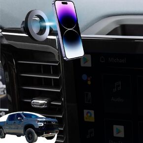 Chevy Silverado Phone Mount Silverado Magnetic Phone Holder for 2024 Chevy Silverado 1500 Accessories Silverado Phone Holder Support Silverado 2022-present