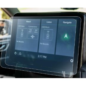 2 Pack Screen Protector for 2021-2025 Chevy Tahoe/Suburban/GMC Yukon Denali 12.6-Inch Touch Screen Accessories with 9H Tempered Glass(Anti-Scratch), Anti-Fingerprint,Full Cover,Easy Installation