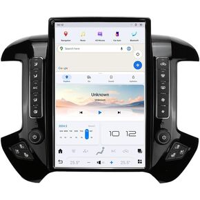 14.4 Inch Qualcomm Android 13 Car Radio for Chevrolet Silverado GMC Sierra 2014-2019 Stereo Replace Tesla Style Multimedia Player Head Unit IPS Screen GPS Navigation （for 8 inch Screen）