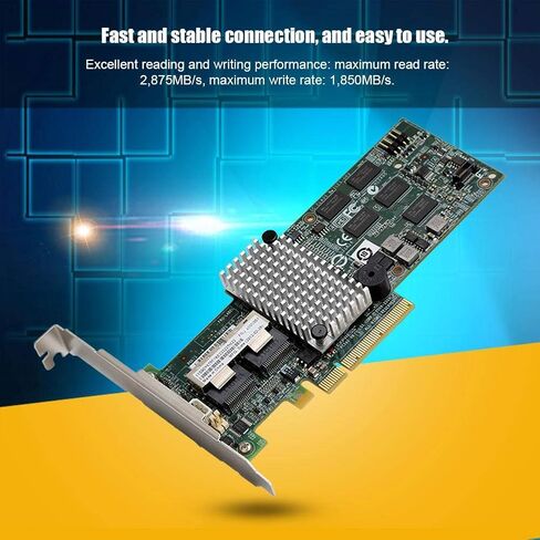 بطاقة صفيف لـ M5015 46M0851 SATA/SAS Controller 6GBPS PCIE X8 ARRAY CARD FOR LSI 9260-8I ، تدعم محركات الأقراص الثابتة 3GB/S و 6 جيجابايت/S SAS و SAS in Kuwait