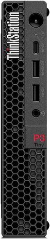 Lenovo ThinkStation P3 Tiny Workstation Mini Desktop (14-Core Intel I5-13500 VPRO ، 16GB DDR5 ، 1TB PCIe SSD ، WiFi 6 ، Bluetooth 5.2 ، RJ-45 ، Win 10 Pro) w/USB Keyboard ، USB Mouse ، & DKZ Hub in Kuwait