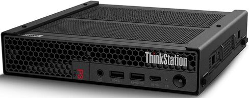 Lenovo ThinkStation P3 Tiny Workstation Mini Desktop (14-Core Intel I5-13500 VPRO ، 16GB DDR5 ، 1TB PCIe SSD ، WiFi 6 ، Bluetooth 5.2 ، RJ-45 ، Win 10 Pro) w/USB Keyboard ، USB Mouse ، & DKZ Hub in Kuwait