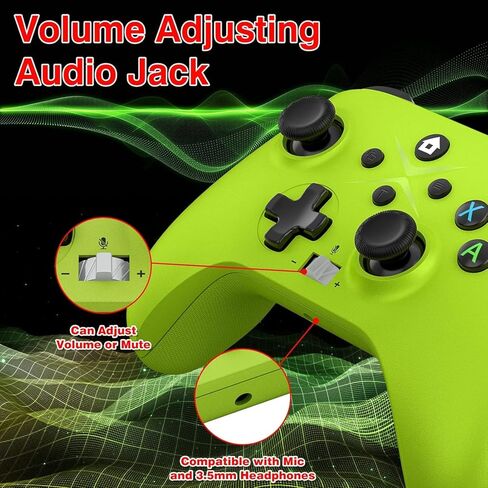 GAMROMBO 2PACK 2.4G وحدة تحكم لاسلكية متوافقة مع Xbox Series X/S/Xbox One/Xbox One S/One X ، الكمبيوتر الشخصي مع Turbo/Marco/Vibration/3.5 مم مقبس سماعة الرأس in Kuwait