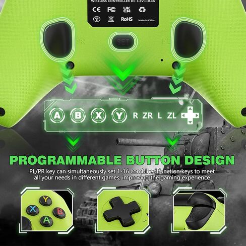 GAMROMBO 2PACK 2.4G وحدة تحكم لاسلكية متوافقة مع Xbox Series X/S/Xbox One/Xbox One S/One X ، الكمبيوتر الشخصي مع Turbo/Marco/Vibration/3.5 مم مقبس سماعة الرأس in Kuwait