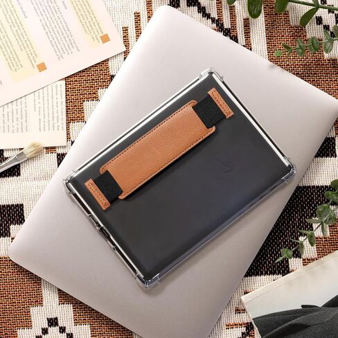 Cobak & Hand Strap Case Case لـ Kindle Paperwhite 12th Gen 2024 (7 ") و kindle Colorsoft Signature Edition (7")-غطاء خلفي خفيف الوزن ومقاوم للخدش in Kuwait