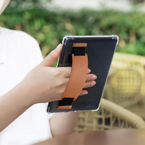 Cobak & Hand Strap Case Case لـ Kindle Paperwhite 12th Gen 2024 (7 ") و kindle Colorsoft Signature Edition (7")-غطاء خلفي خفيف الوزن ومقاوم للخدش in Kuwait