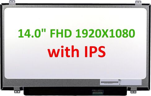شاشة استبدال شاشة LCD جديدة FHD 1920x1080 (غير اللمس) 14.0inch 30pin ماتي متوافق مع LP140WF3-SPD1 Forlenovo ThinkPad L460/E460/T440S/T470S in Saudi Arabia