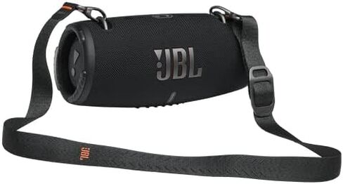 JBL Xtreme 3 حزمة مكبر صوت Bluetooth مقاومة للماء مع حالة ألياف الكربون GSPORT وحزام الكتف (أسود) in Kuwait