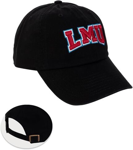 Loyola Marymount University Baseball Hat Lions LMU Brimmed Embroirderd Hats Cap Adjustable Cloth Strap Adult (Style B) in Saudi Arabia