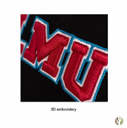 Loyola Marymount University Baseball Hat Lions LMU Brimmed Embroirderd Hats Cap Adjustable Cloth Strap Adult (Style B) in Saudi Arabia