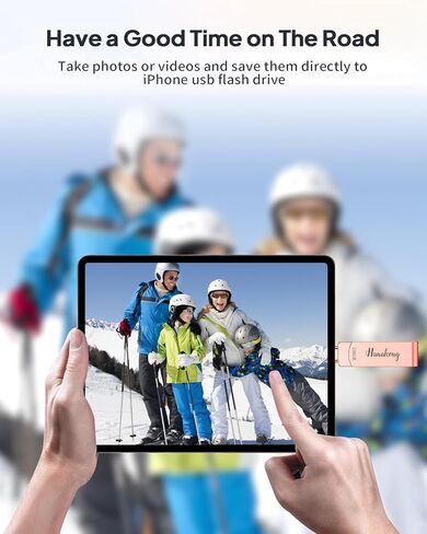 محركات أقراص فلاش سعة 128 جيجابايت للهاتف ، وعصا تخزين ذاكرة iPhone للصور ومقاطع الفيديو ، متوافقة مع أجهزة كمبيوتر iPad iPad Android ، لا يوجد تطبيق مطلوب للمكونات والتشغيل (Rose Gold) in Saudi Arabia