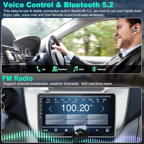 [4+64g] راديو سيارة لـ Lexus RX300/RX330/RX350/RX400H 2003-2009 مع Carpaly اللاسلكي و Android Auto ، 9 بوصة IPS شاشة اللمس ستيريو مع GPS التنقل/Bluetooth in Kuwait