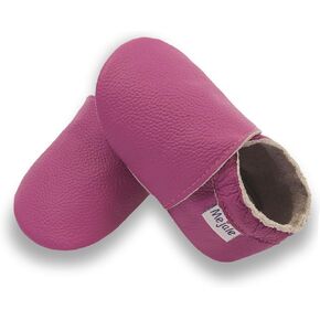 Mejale Baby Boy Girl Shoes Soft Soled Leather Moccasins Anti-Skid Infant Toddler Prewalker