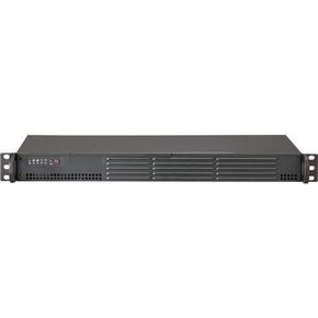 SUPERMICRO SuperChassis 504-203B 1U - 1 x Bay - 1 x 200 W - Mini ITX Motherboard Supported / CSE-504-203B /