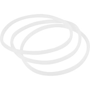3Pcs Rubber Gasket, Flexible O Seal Ring Gaskets, Juicer Blender Replacement Gasket (Outer Diameter 80mm/3.15in, Inner Diameter 73.8mm/2.91in)