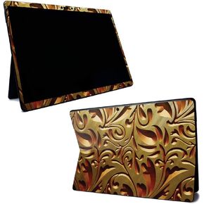 MightySkins Skin for Microsoft Surface Pro X - Mosaic Gold | Protective, Durable, and Unique Vinyl Decal Wrap Cover | Easy to Apply, Remove, and Change Styles | Made In The USA