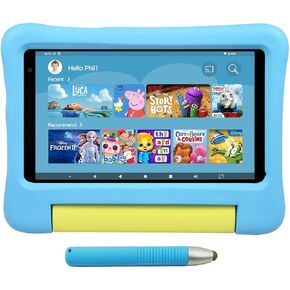 Kids Tablet, Toddler Tablets,7 inch 5G WiFi 6 Android 12, Full HD 1920x1200 IPS Screen, 2GB RAM 32GB ROM,Parental Controls Game Education Apps,EVA Kids-Proof Case with Stylus