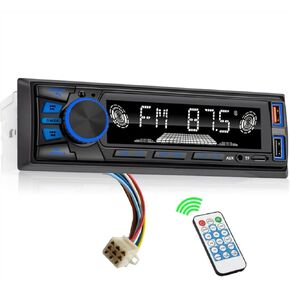 RTV 1100 RTX 1100C B2650 Bluetooth Single DIN Kubota Tractor Stereo with Handsfree and App Control FM/ MP3/SD/AUX/Dual USB/EQ/Quick Charge